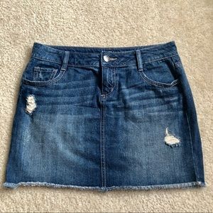 Denim skirt sz 8